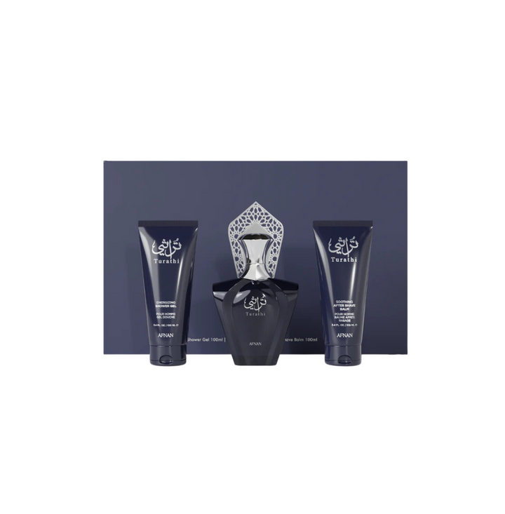 Gift Set Of Afnan Turathi Blue For Man