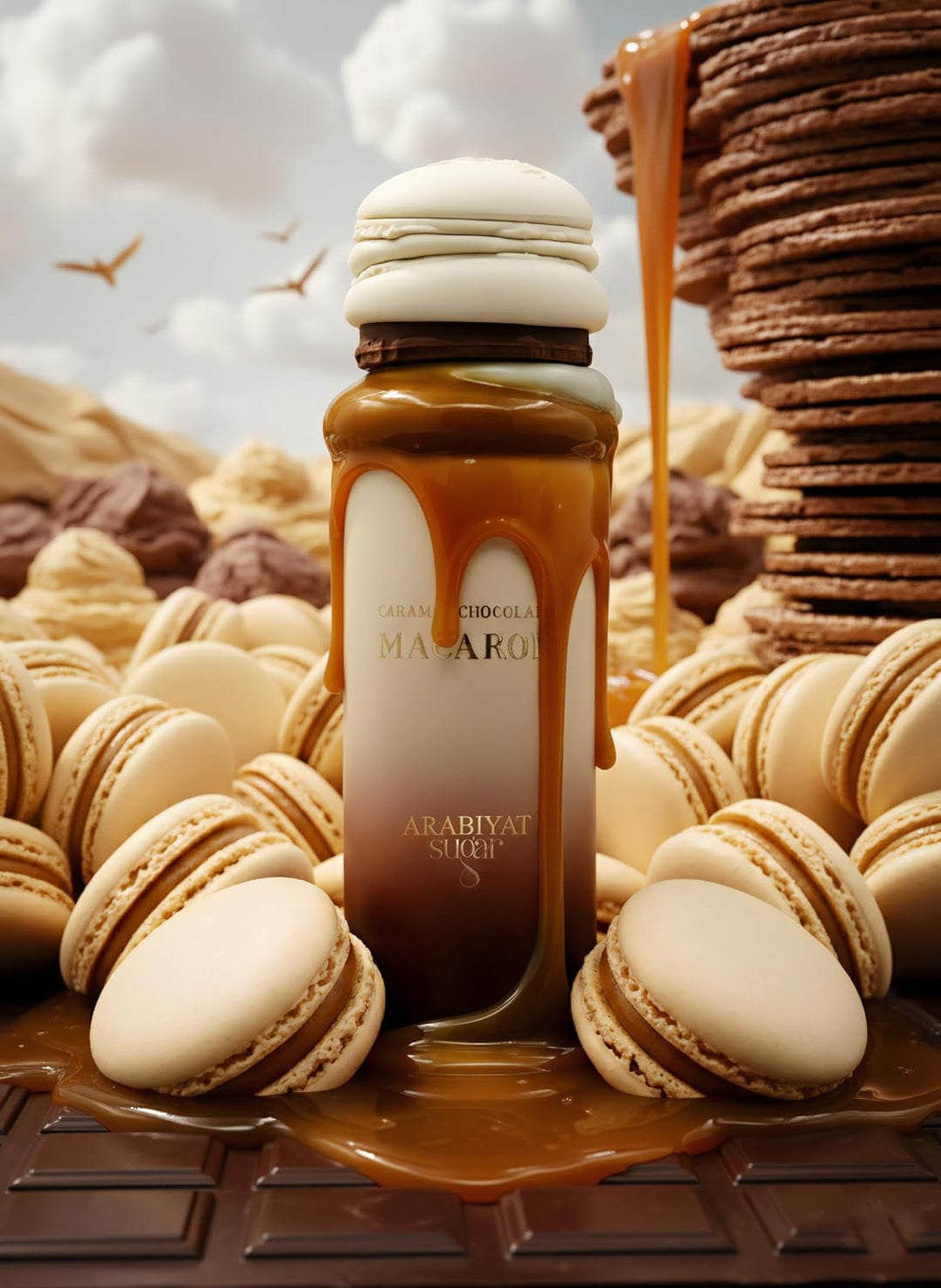 Arabiyat Sugar Caramel Chocolate Macaron Eau De Parfum 100ml For Men & Women
