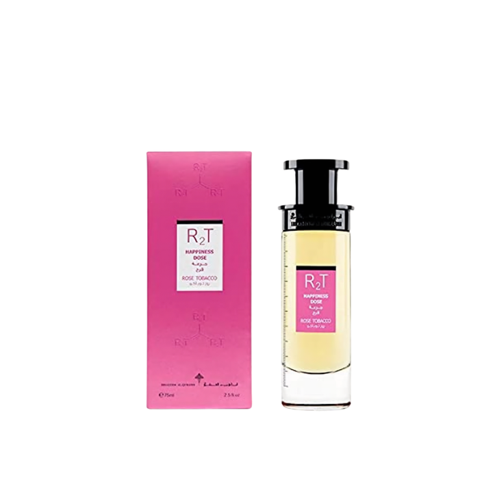 Ibraheem Al Qurashi Happiness Dose Rose Tobacco Eau de Parfum 75ml For Man & Woman