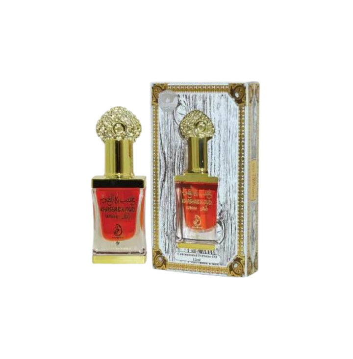 Arabiyat Khashab & Oud White Concentrated Perfume Oil (Attar) 12ml For Men & Women