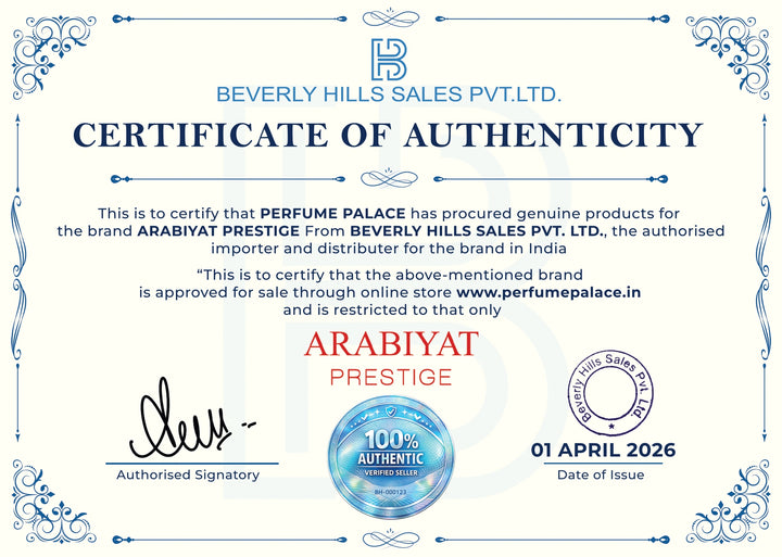 Arabiyat Prestige Marwa Extrait De Parfum 60ml For Man & Woman
