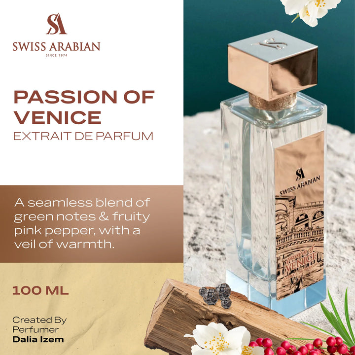 Swiss Arabian Passion Of Venice Extrait De Parfum 100ml For Man & Woman