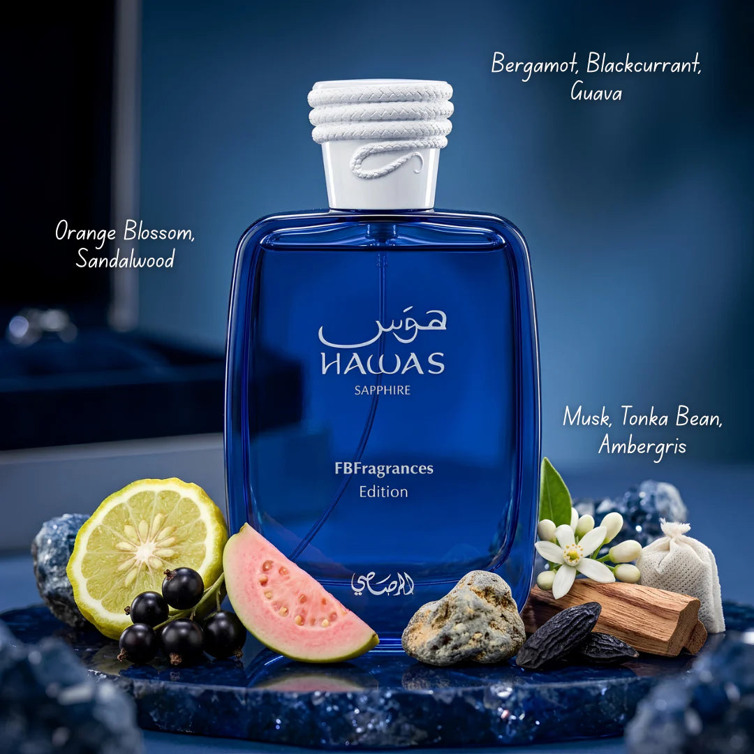 Rasasi Hawas Sapphire Eau De Parfum 90ml For Man & Woman