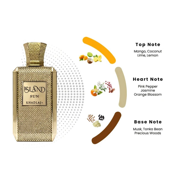 Khadlaj Island Sun Extrait De Parfum 100ml For Man & Woman