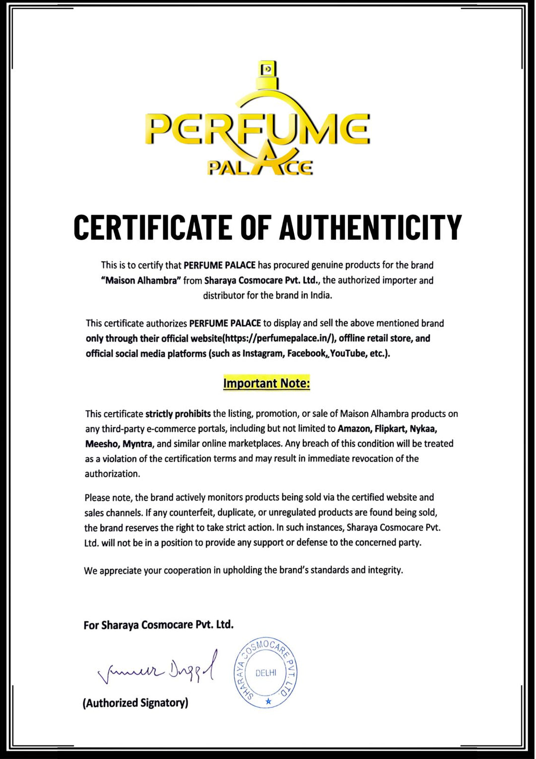 Maison Alhambra Dark Door Intense Eau De Parfum 100ml For Men