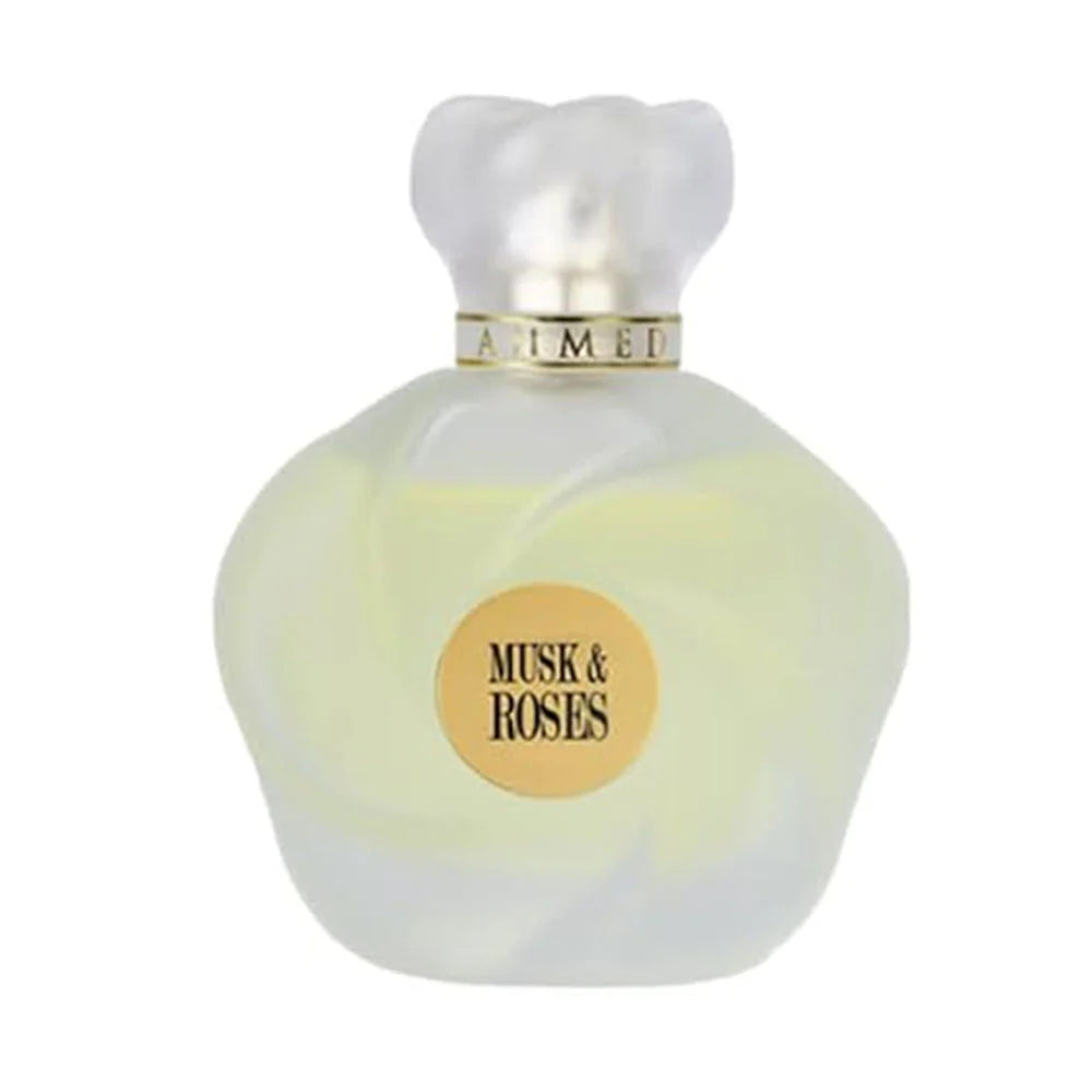 Ahmed Al Maghribi Musk & Roses Eau De Parfum For 75ml Men & Women