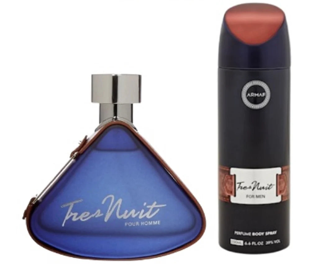 Gift Set Of Armaf Tres Nuit Eau De Parfum + Deodorant For Man