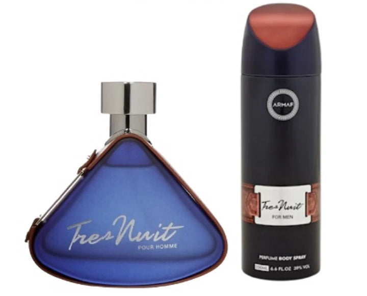 Gift Set Of Armaf Tres Nuit Eau De Parfum + Deodorant For Man
