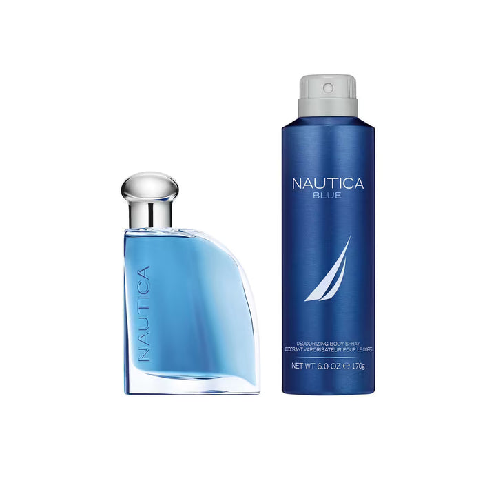 Gift Set Of Nautica Blue Eau de Toilette 50 ml + Deodorant Spray 170 gm