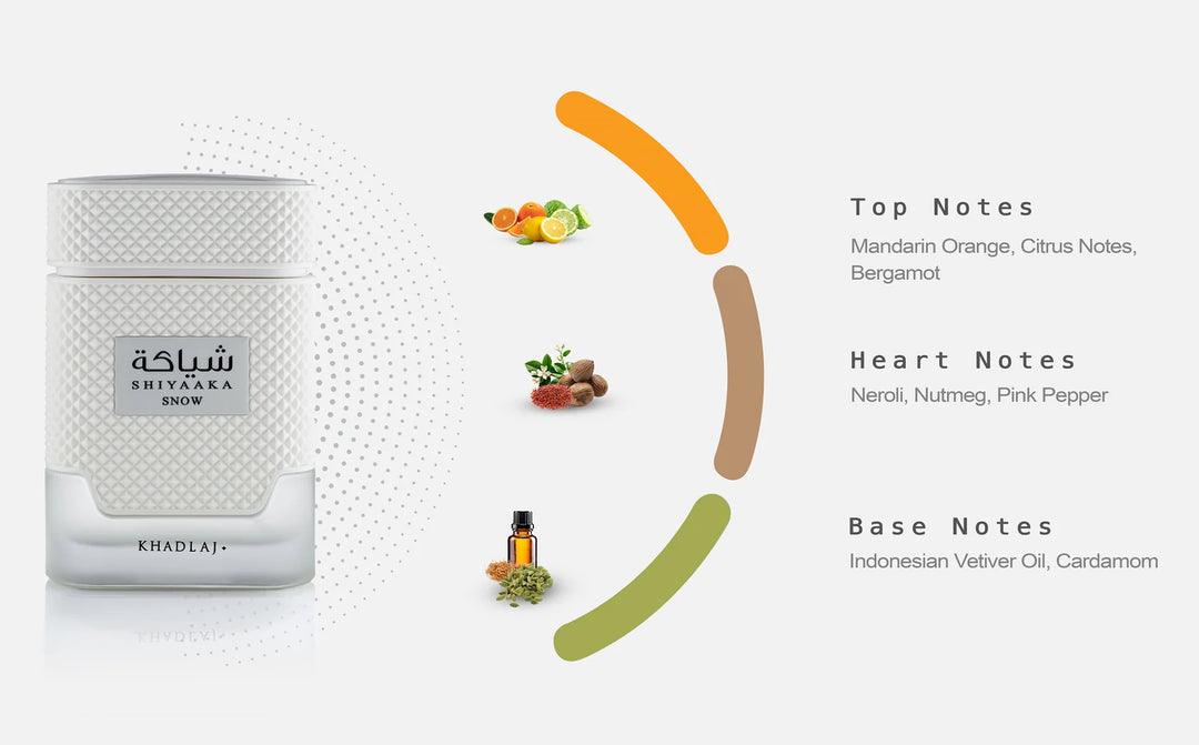 Khadlaj Shiyaaka Snow Eau De Parfum 100ml For Man