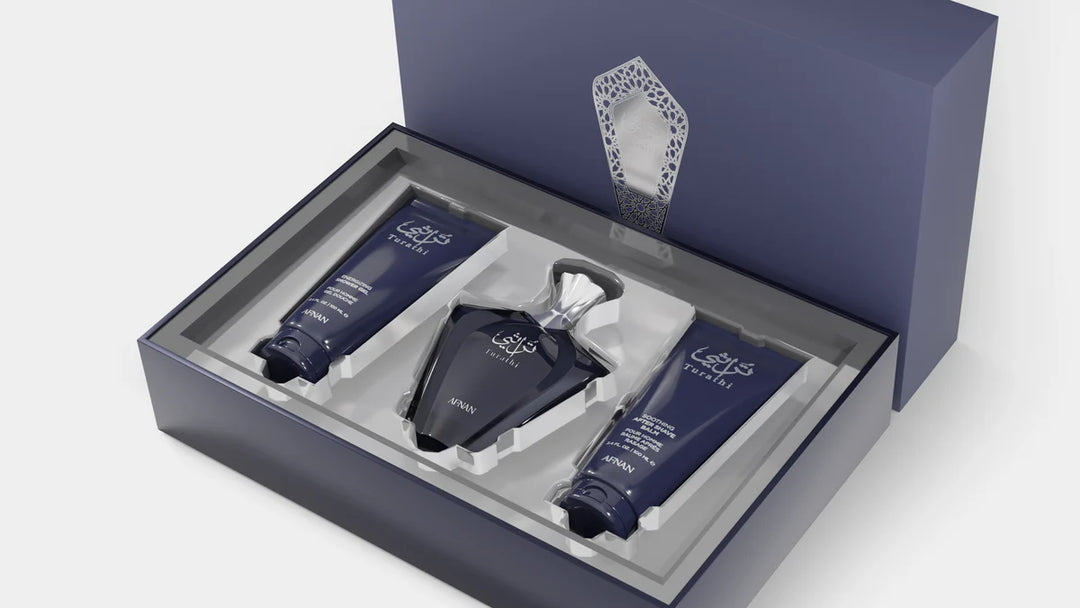 Gift Set Of Afnan Turathi Blue For Man