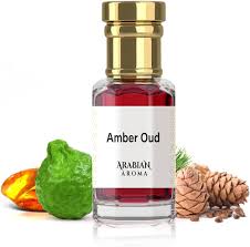 Arabian Aroma Amber Oud Concentrated Perfume Oil ( Attar ) 6ml For Men