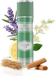 Royal Mirage Club 77 Body Spray 200ml For Men & Women
