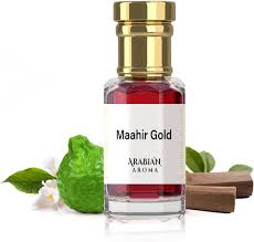 Arabian Aroma Maahir Gold Concentrated Perfume Oil ( Attar ) 6ml For Men & Women