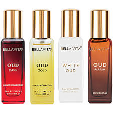 Bellavita Luxury Oud Experience Perfume Set - 4x20ml For Men & Women