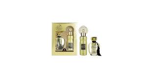 Gift Set Of Arabiyat Lamsat Harir Gold (100ML EDP + 200ML Deo ) for Men & Women