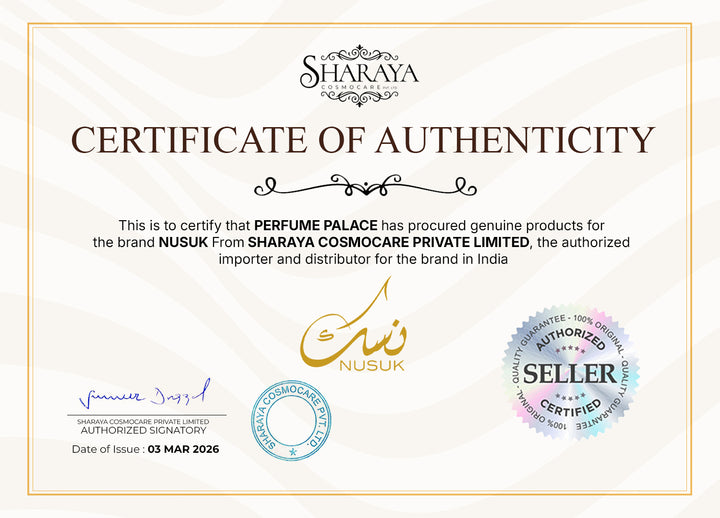 Nusuk Mahab Extrait De Parfum 100ml For Man & Woman