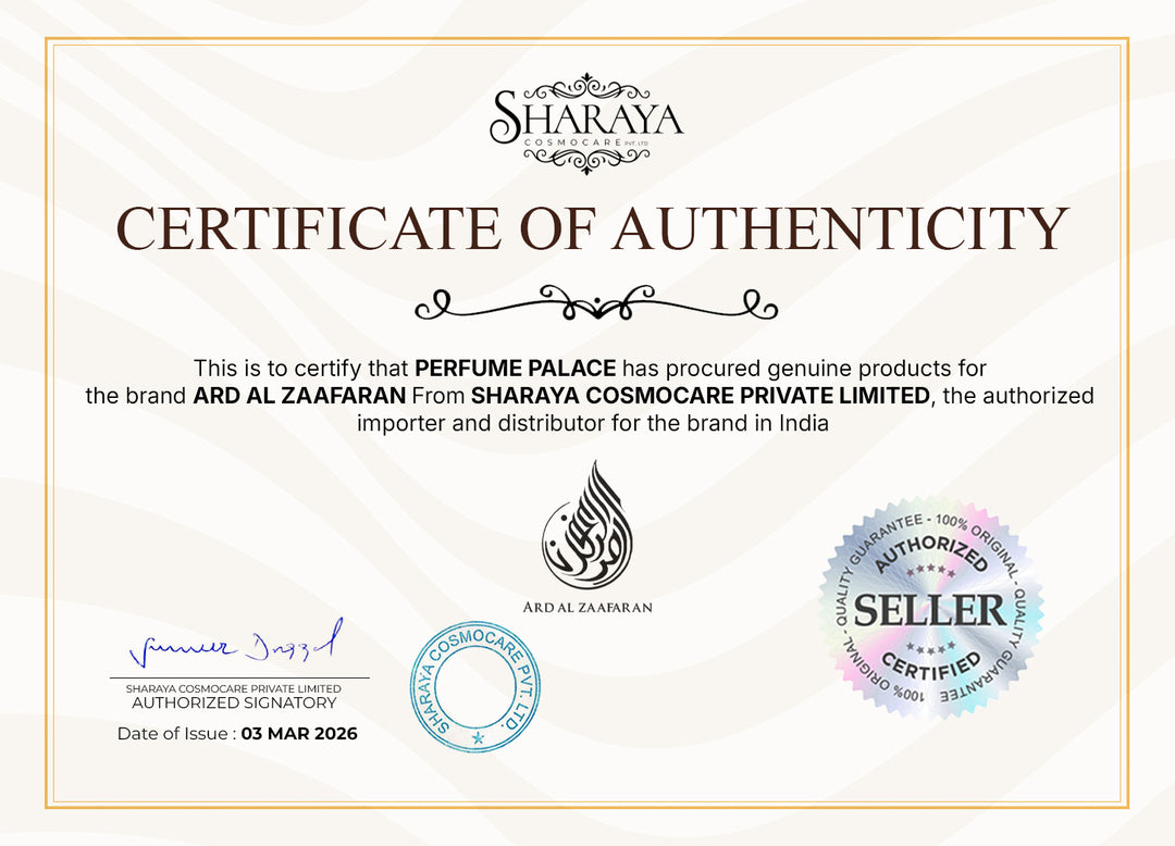 Decant/Sample Of Ard Al Zaafaran Fareed Eau De Parfum 10ml For Men & Women