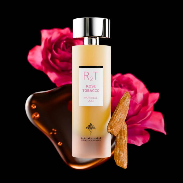 Ibraheem Al Qurashi Happiness Dose Rose Tobacco Eau de Parfum 75ml For Man & Woman