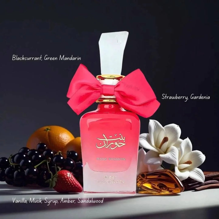 Ard Al Zaafaran Bint Hooran Rose Passion Eau De Parfum 100ml For Woman