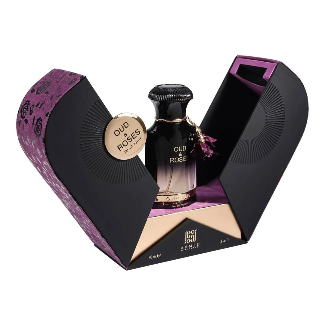 Ahmed Al Maghribi Oud & Roses Eau De Parfum 60ml For Men & Women