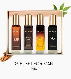 Bellavita Luxury Perfume Gift Set - 4x20ml For Men