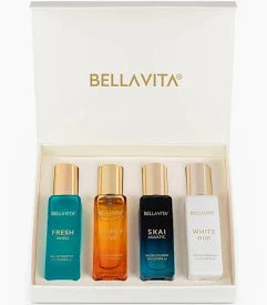 Bellavita Luxury Perfume Gift Set - 4x20ml For Men & Women