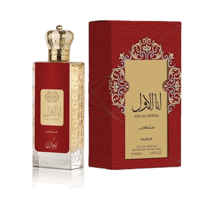 Decant/Sample Of Nusuk Ana Al Awwal Malaki (Red) Eau De Parfum For Men & Women 10ml