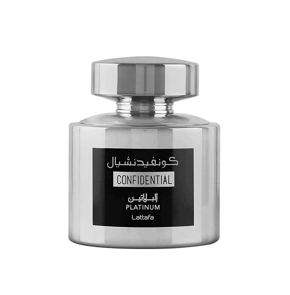 Lattafa Confidential Platinum 100ml EDP for Unisex .