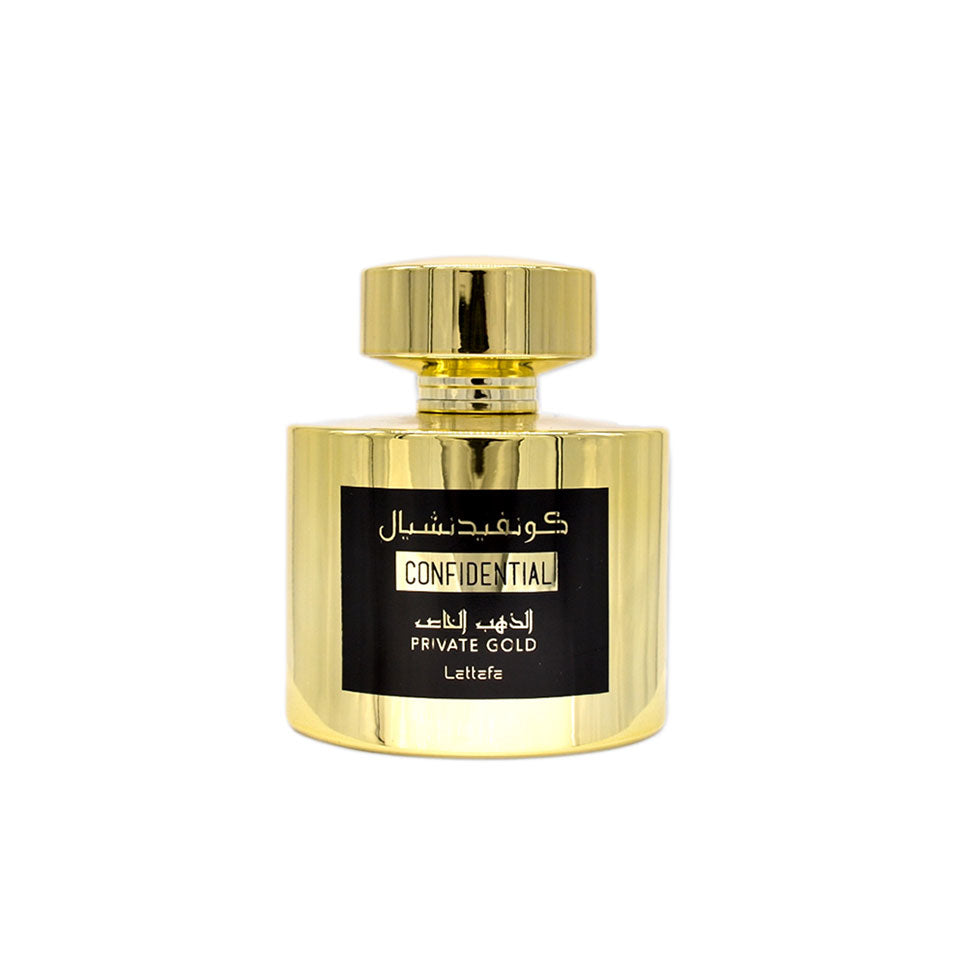 Lattafa Confidential Private Gold Eau De Parfum 100ml Unisex .