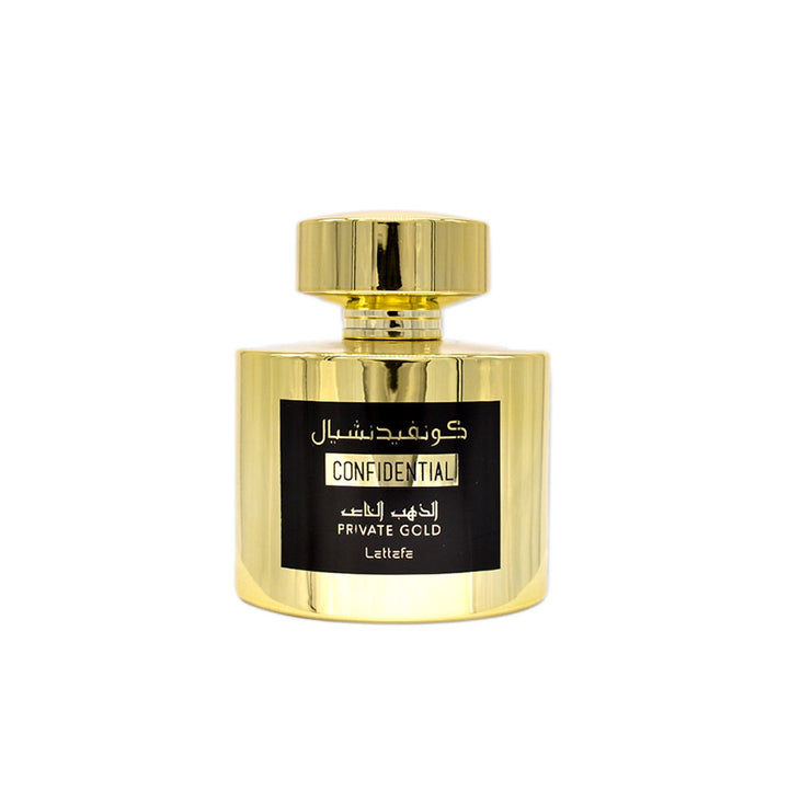 Lattafa Confidential Private Gold Eau De Parfum 100ml Unisex .