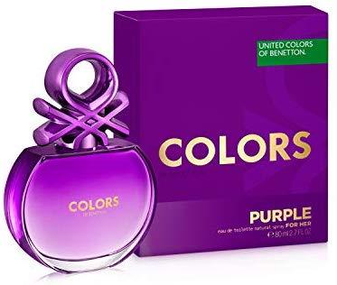 United Colors De Benetton Purple Eau De Toilette 80ml for Women