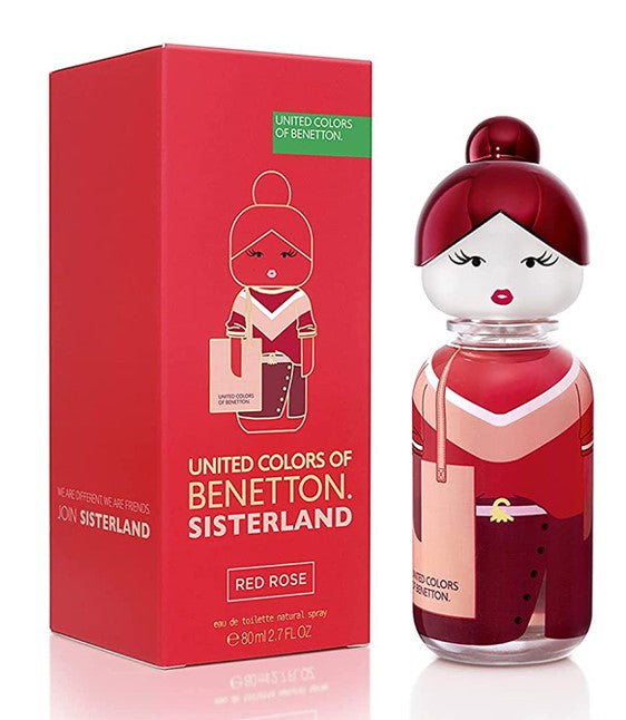 UCB Sisterland Red Rose Eau De Toilette 80ML For Women